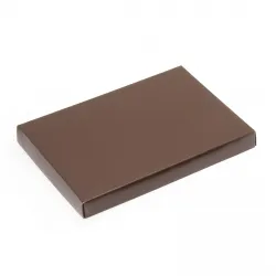 24 Choc Shiny Brown Folding Lid